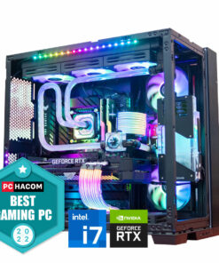 PC GAMING HACOM LIQUID WATERCOOLING L03 (i7 12700K/Z690/32GB RAM/500GB SSD/RTX 3070TI/850W)