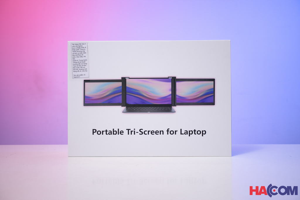 67510_e_tech_s11_1 Bộ 02 màn hình mở rộng cho laptop 11 inch E-Tech S11 - Full HD - Màu đen