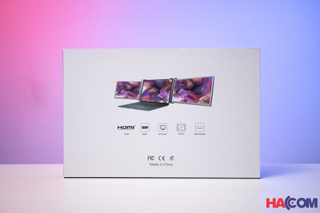 67512_e_tec_s15_1 Bộ 02 màn hình mở rộng cho laptop 15 inch E-Tech S15 - Full HD - Màu đen