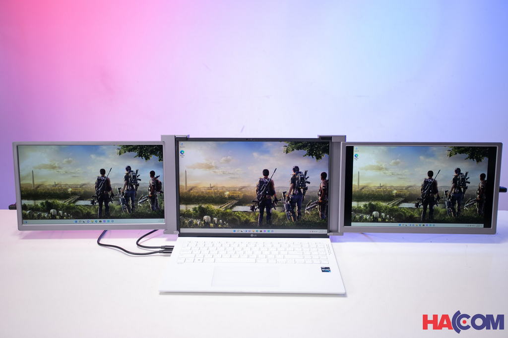 67512_e_tec_s15_3 Bộ 02 màn hình mở rộng cho laptop 15 inch E-Tech S15 - Full HD - Màu đen