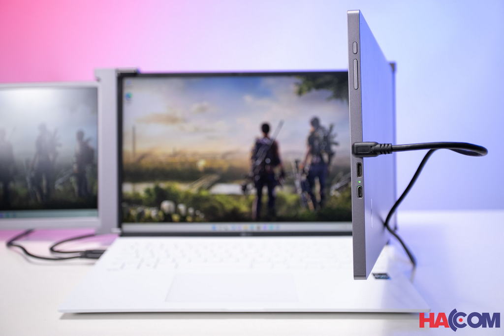 67512_e_tec_s15_5 Bộ 02 màn hình mở rộng cho laptop 15 inch E-Tech S15 - Full HD - Màu đen