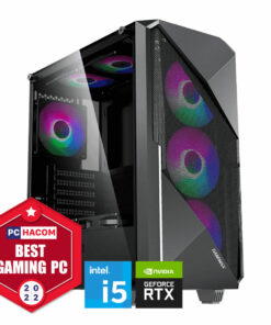 PC GAMING HACOM SHARK S20 (i5 12400F/B660/8GB RAM/250GB SSD/RTX 2060/600W)