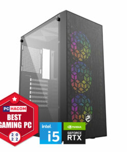 PC GAMING HACOM SHARK S27 (i5 12400F/B660/16GB RAM/500GB SSD/RTX 3050/550W)